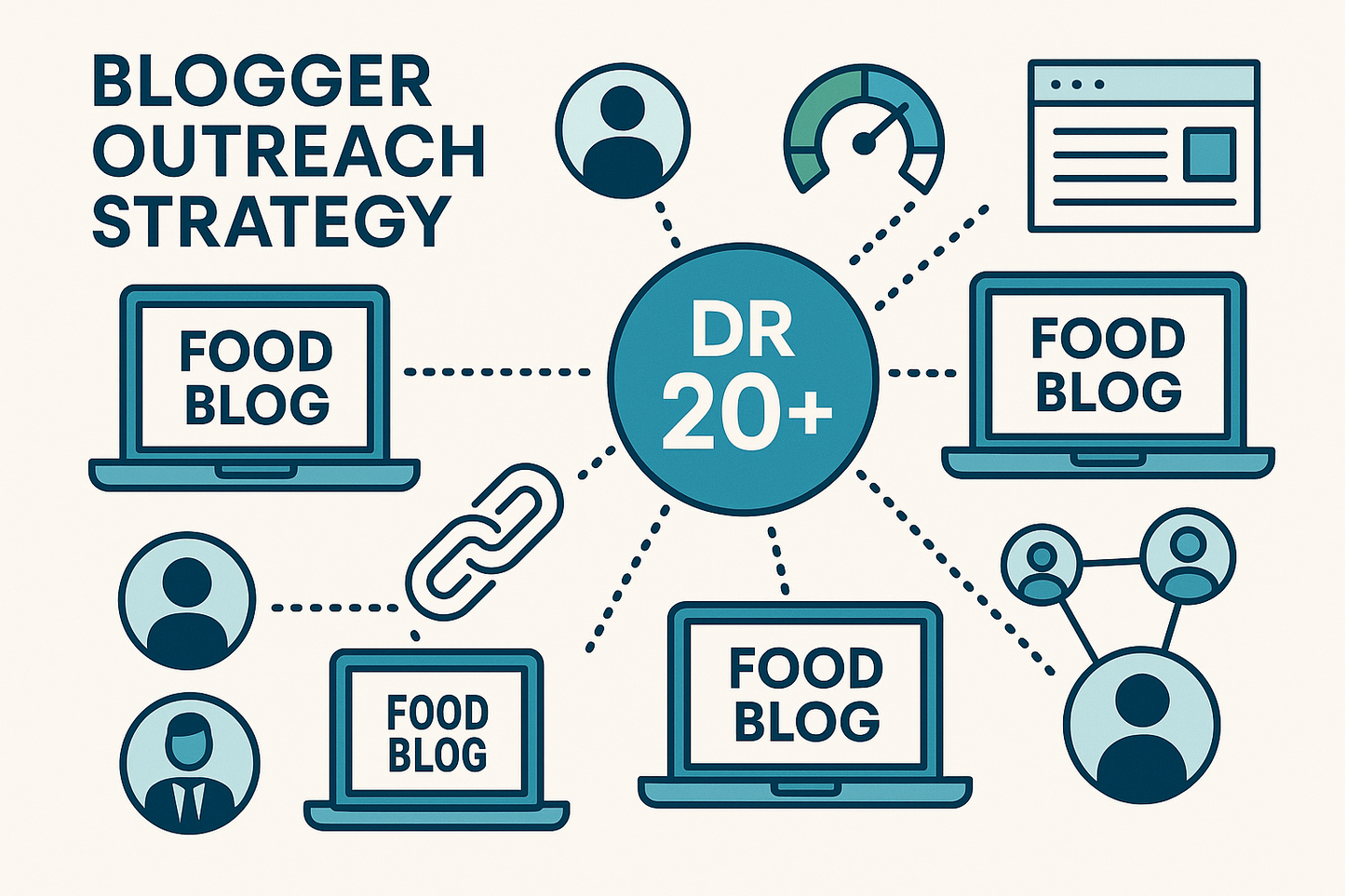 Blogger Outreach Domain Rating 20 plus