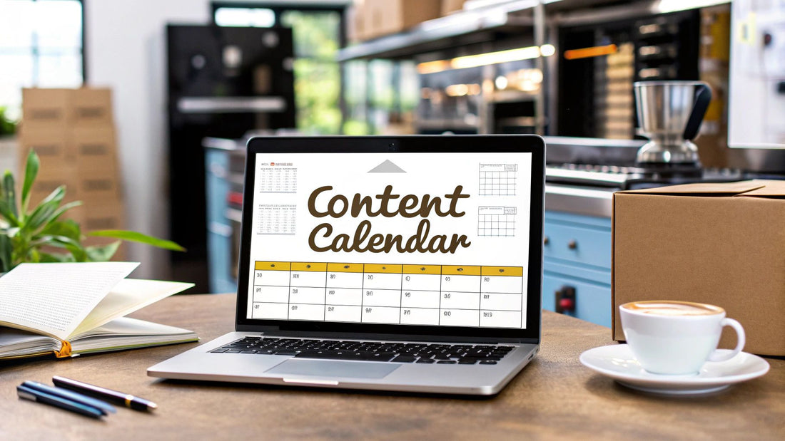 How to Create a Content Calendar That Drives Restaurant Supplier Sales