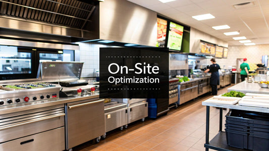 On Site Optimization for Restaurant Equipment Sellers