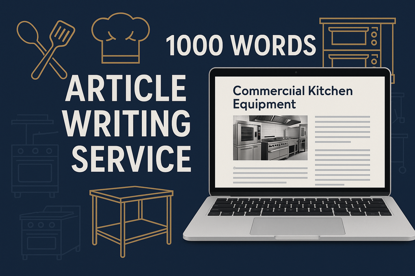 Restaurant Equipment Article Writing 1000 Words