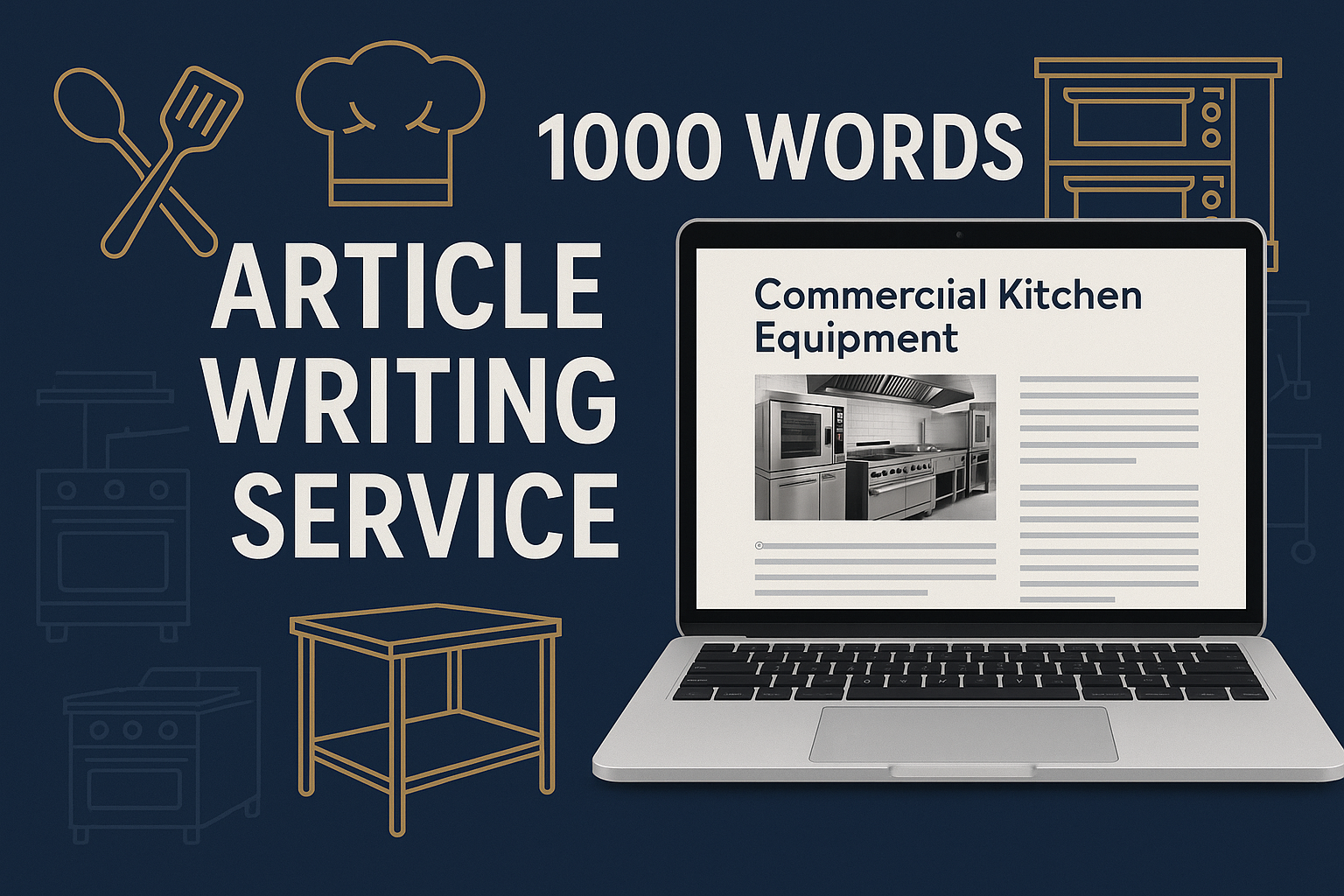 Restaurant Equipment Article Writing 1000 Words
